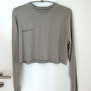 Long sleeve shirt in beige, size S